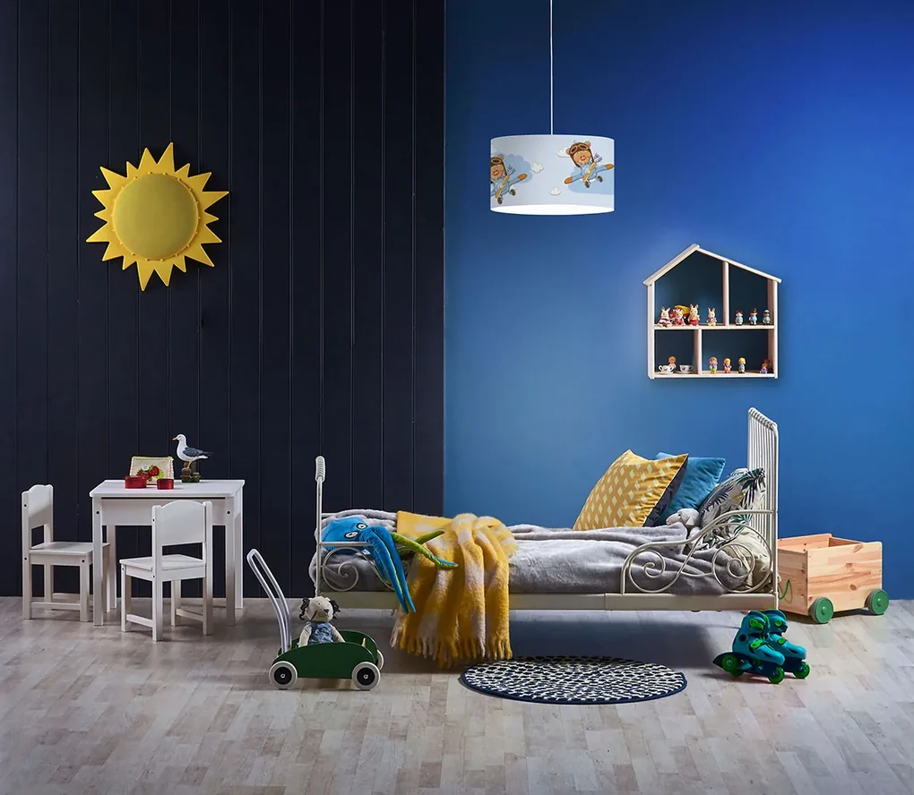 Sospensione Moderna 1 Luce In Polilux Xxl Decokids Fly Made In Italy