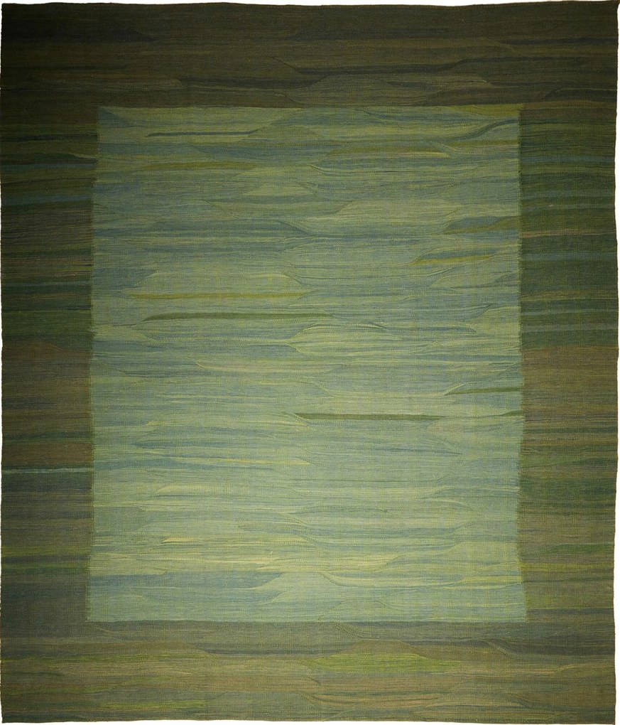 Kilim Tappeto 350 x 420 (Iran) Tessuto A Mano