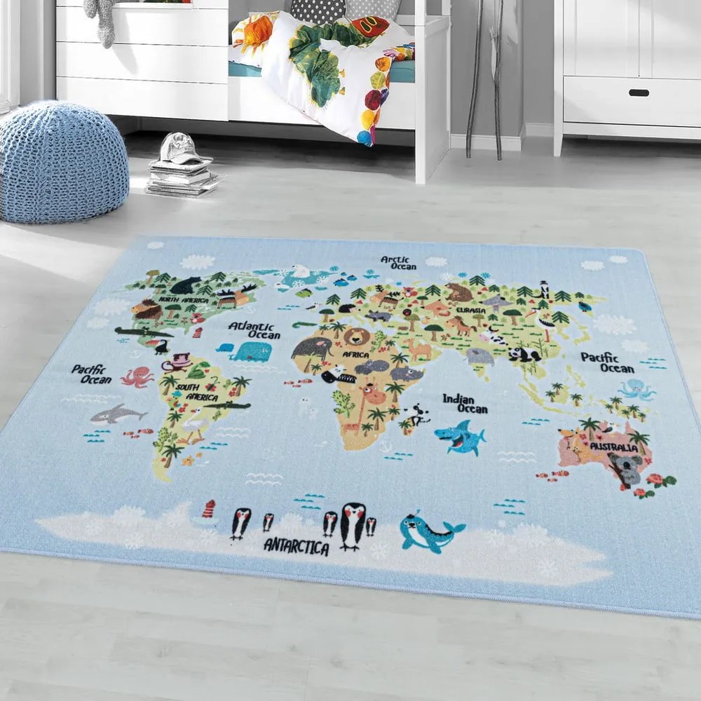 Tappeto per bambini azzurro 120x170 cm Play - Ayyildiz Carpets