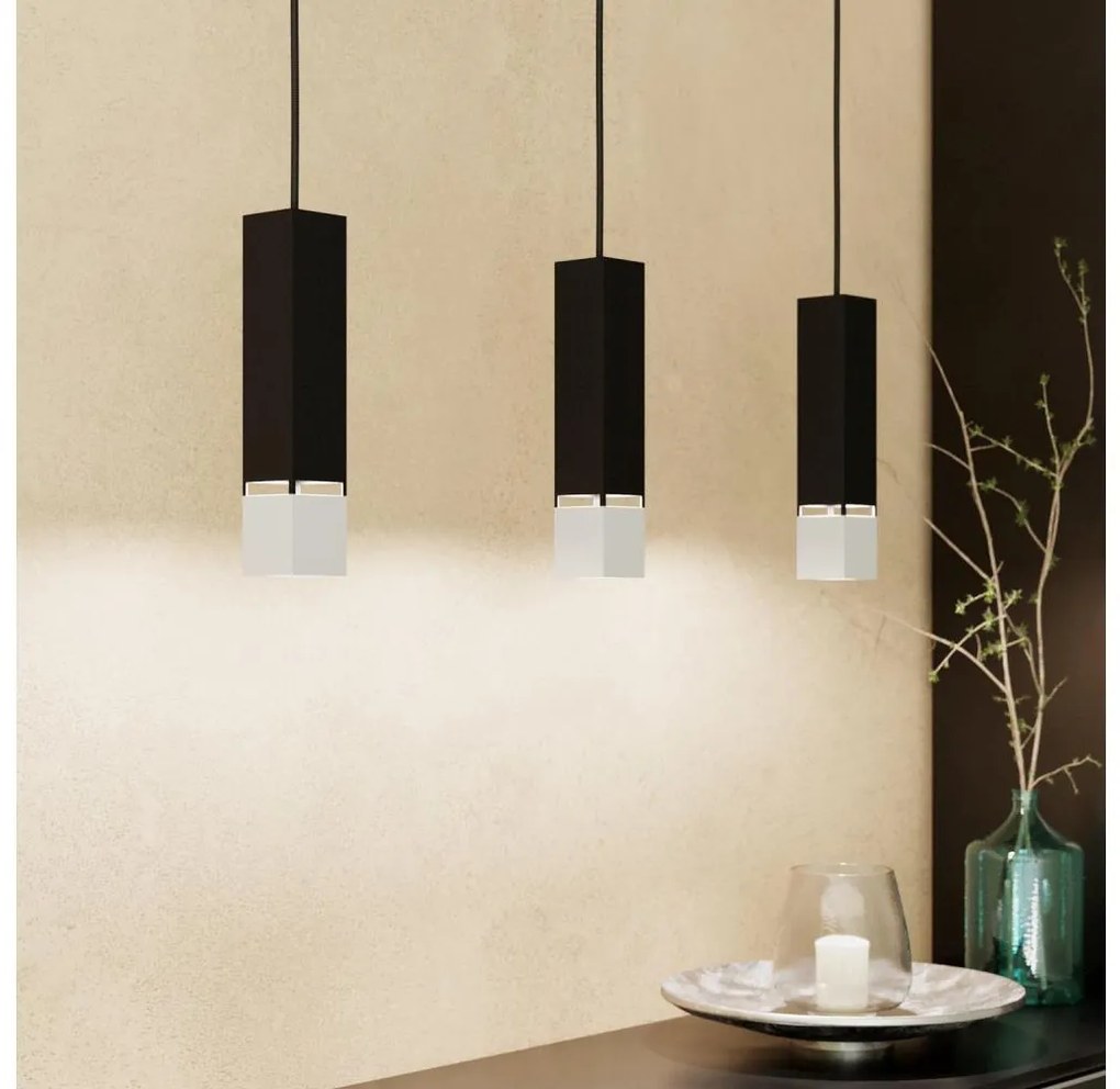 Eglo 99698 - Lampadario LED su corda BUTRANO 3xGU10/4,5W/230V