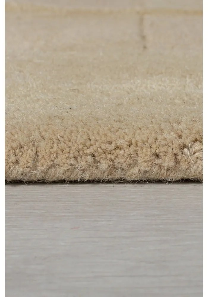 Tappeto rotondo in lana beige ø 160 cm Gigi - Flair Rugs