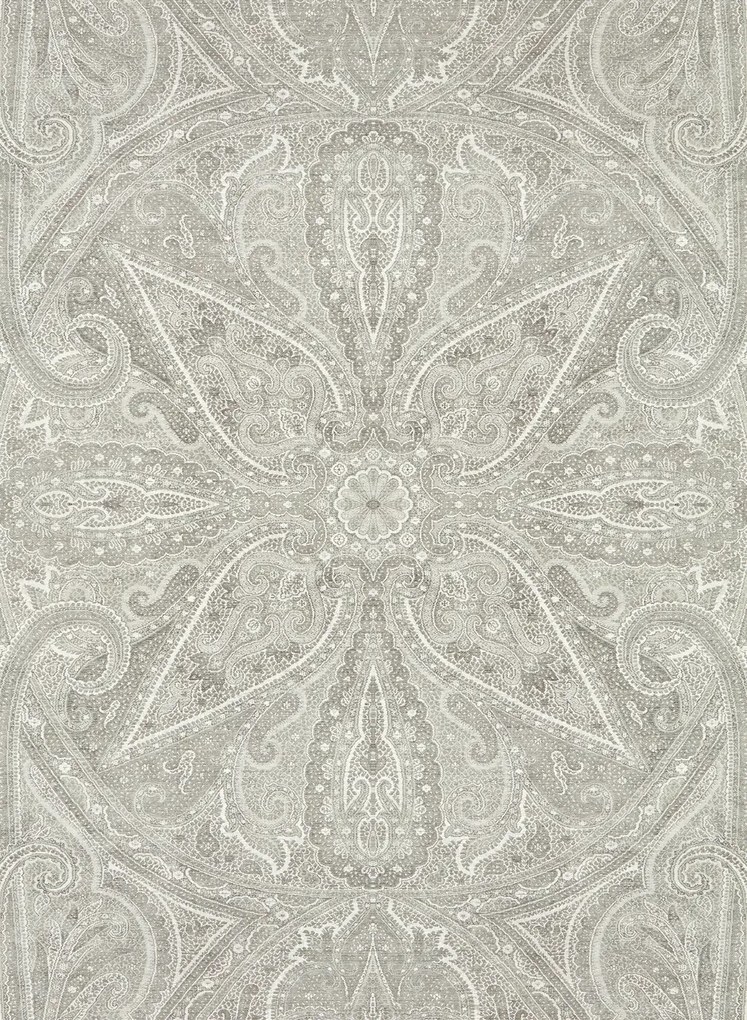 Zoffany Carta da parati Grand Paisley - Silver