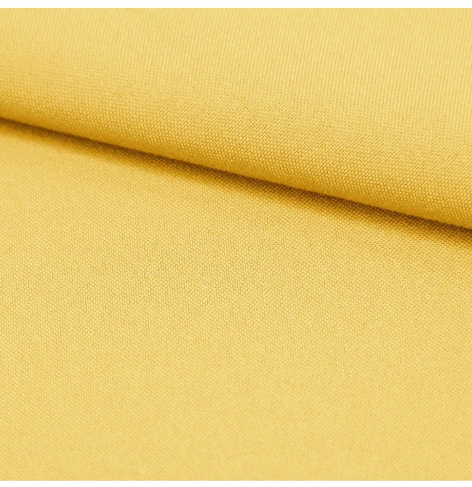 Tenda su anelli con zirconi 140x250 cm giallo pastello