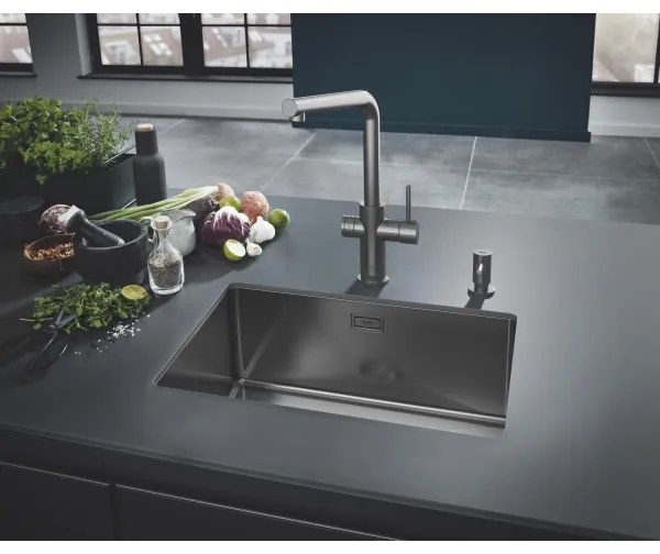 GROHE 40535AL0 - Dispenser di sapone COSMOPOLITAN 500 ml grafite