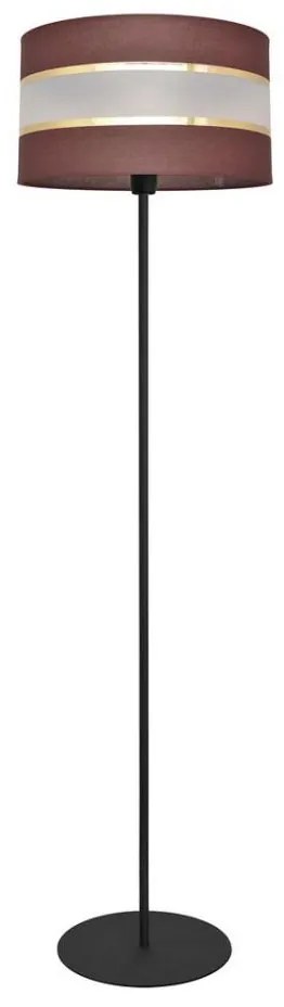 Lampada con piedistallo HELEN 1xE27/15W/230V marrone/nero/oro