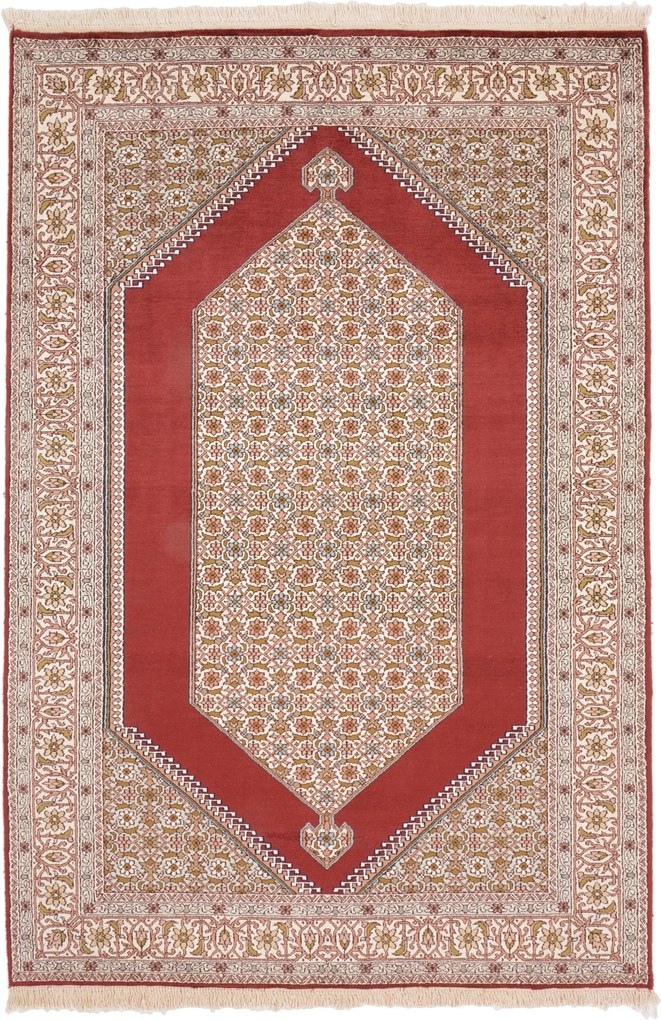 Cashmere Silk Tappeto orientale 120 x 180 (Indian) Annodato A Mano