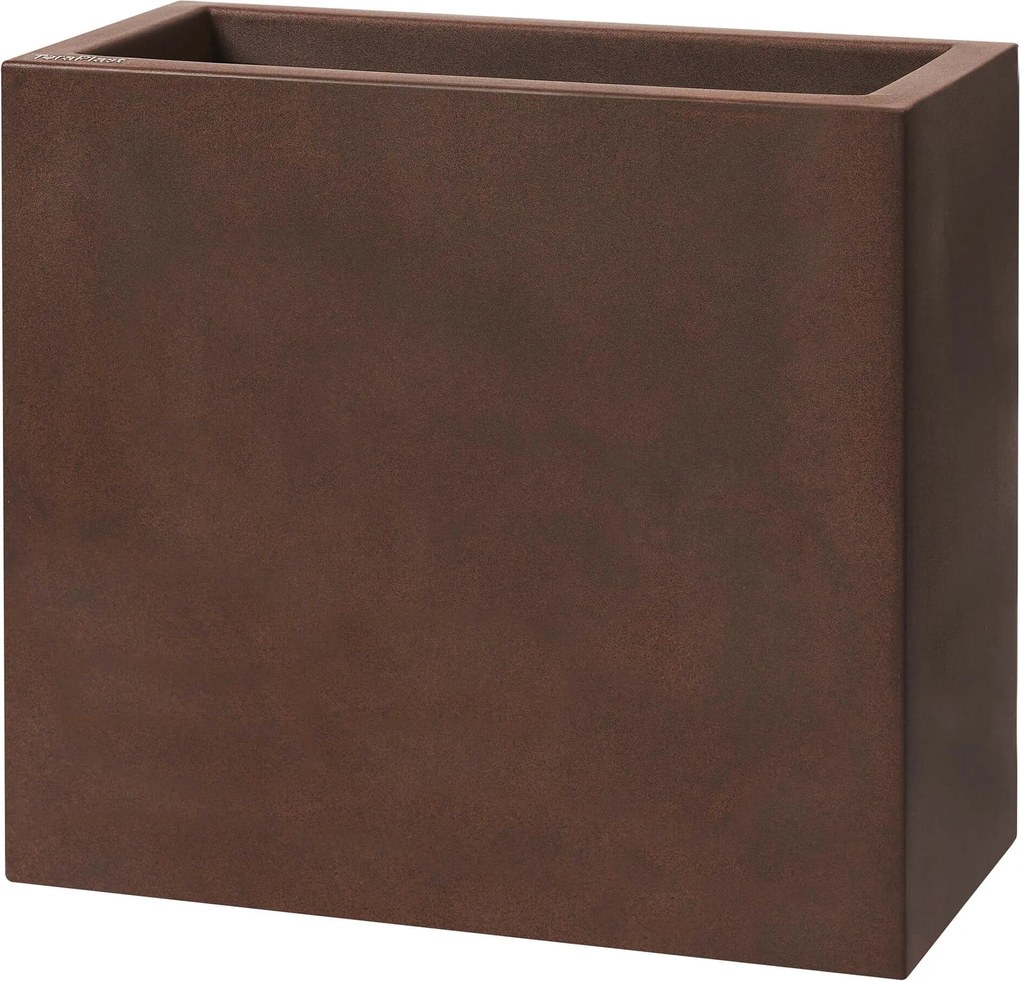Vaso 99x39x70 cm in Polietilene Schio Tower 100 Bronzo...