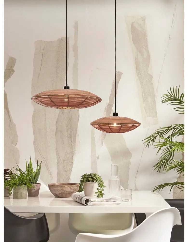 Lampada a sospensione con paralume in rattan in colore naturale ø 40 cm Tanami - Good&amp;Mojo