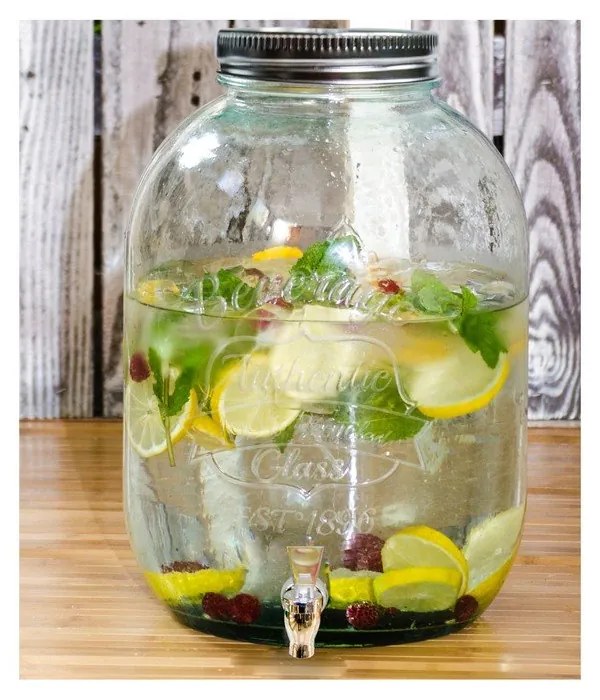 Contenitore per soda in vetro riciclato , 12,5 l Authentic - Ego Dekor