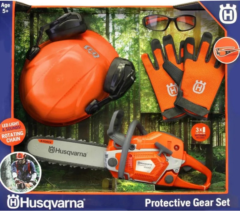 Husqvarna Toys - Motosega giocattolo Husqvarna 550 XP con Kit DPI Giocattolo regalo bambino 546272401