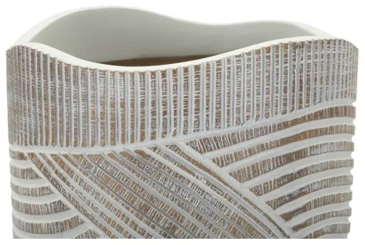 Vaso Resina Woody Cm Ø 19X55