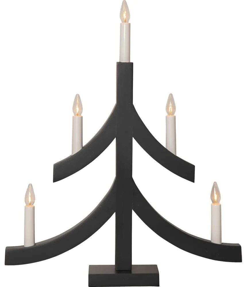 Decorazione luminosa natalizia grigio scuro Pagod - Star Trading