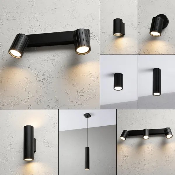 Brilagi - Faretto CRISPINA 2xGU10/10W/230V nero