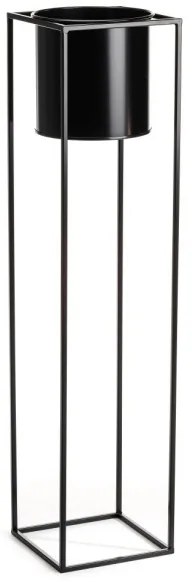 Portafiori RING 100x23 cm nero