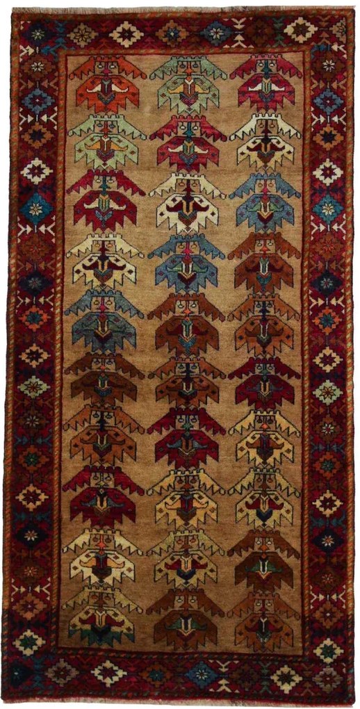 Gabbeh Tappeto persiano 100x200 (Iran)