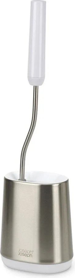 Scopino WC argentato in acciaio inox Flex – Joseph Joseph