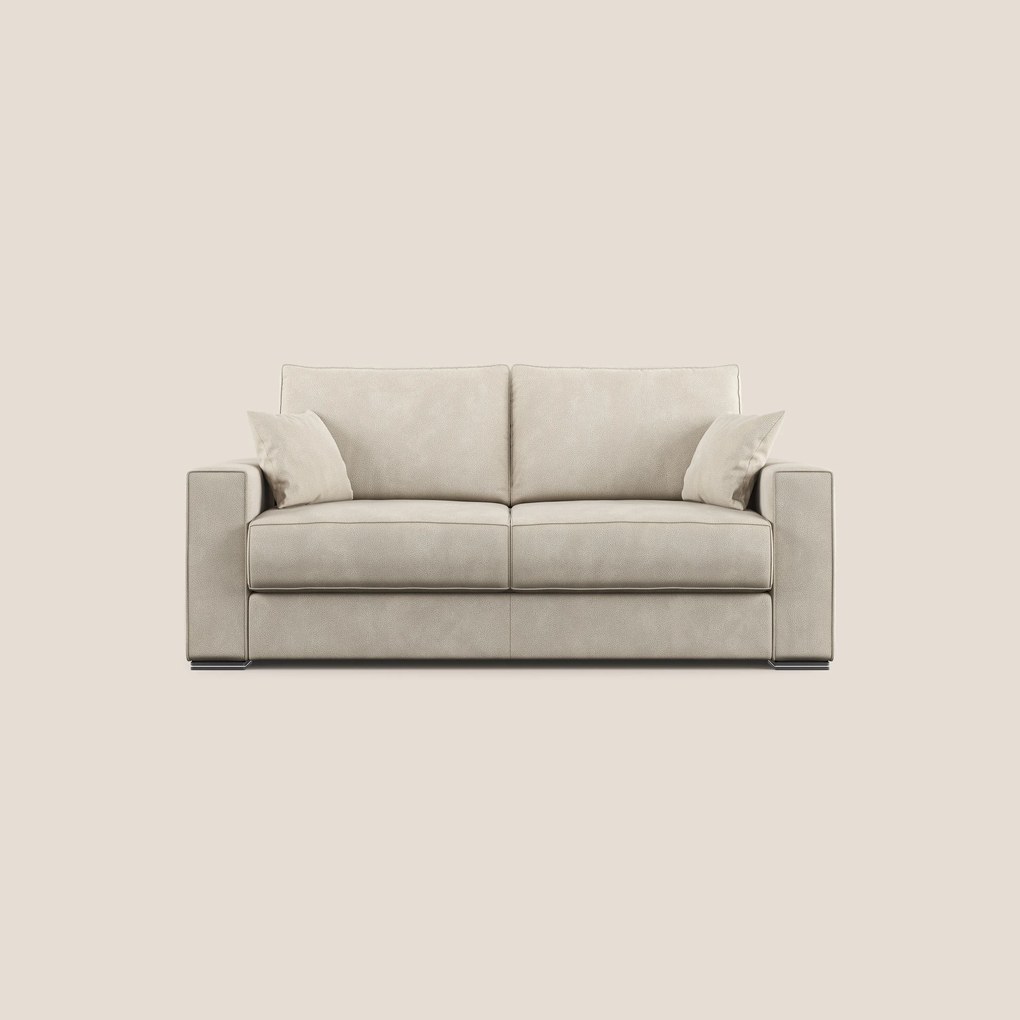 Dream Divano letto matrimoniale in microfibra effetto pelle smacchiabile T15