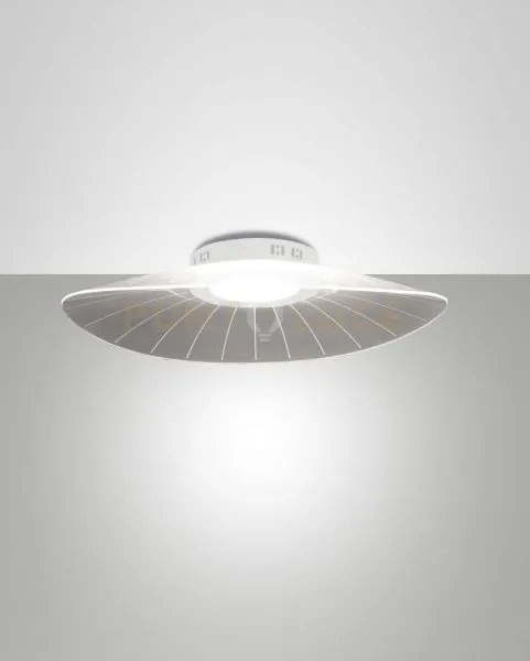 Vela plafoniera bianca l.59x43cm a led 3000k - 24w - 4000 lm dimmer...