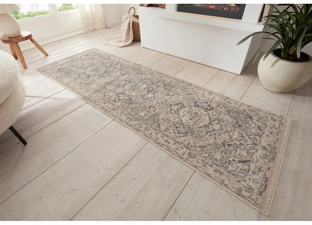 Passatoia greige 80x200 cm Terrain Designer Sand – Hanse Home