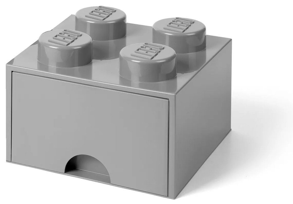 Organizer cassetto grigio quadrato Lego