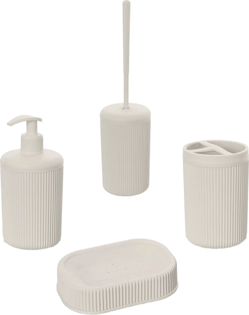 Set 4 Accessori D'Appoggio Feridras "Colorado" Bianco
