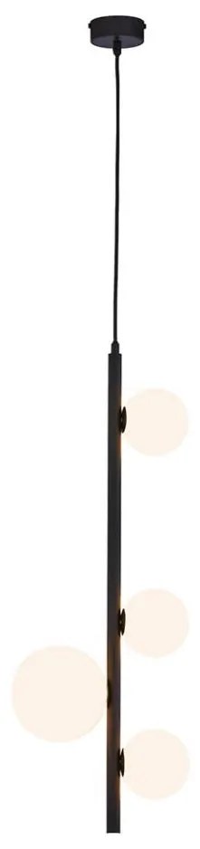 Jupiter 1926 - Lampadario a sospensione con filo TAIDA 4xG9/40W/230V nero