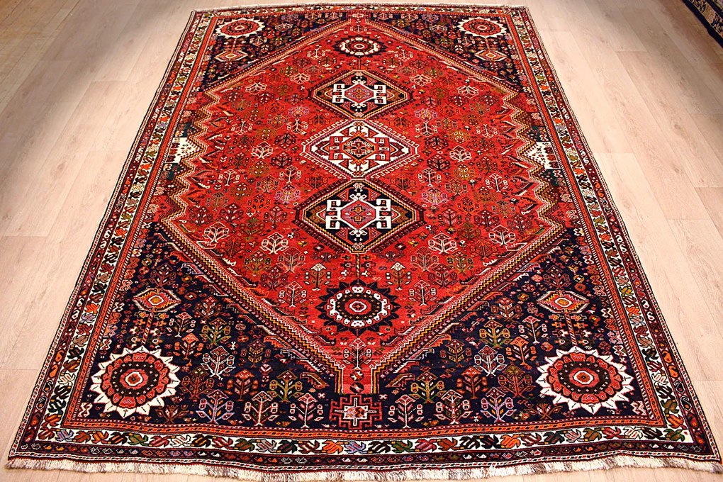 Gashghai Tappeto 310 x 220 (Iran) Annodato A Mano