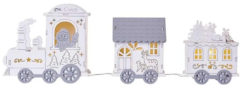 Decorazione natalizia LED 3xLED/2xAA grigio