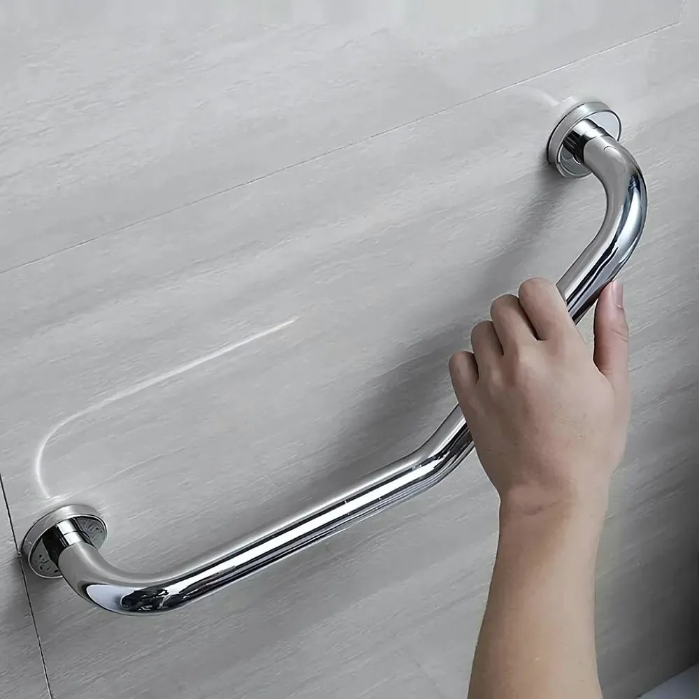Maniglione angolare da bagno Chrome