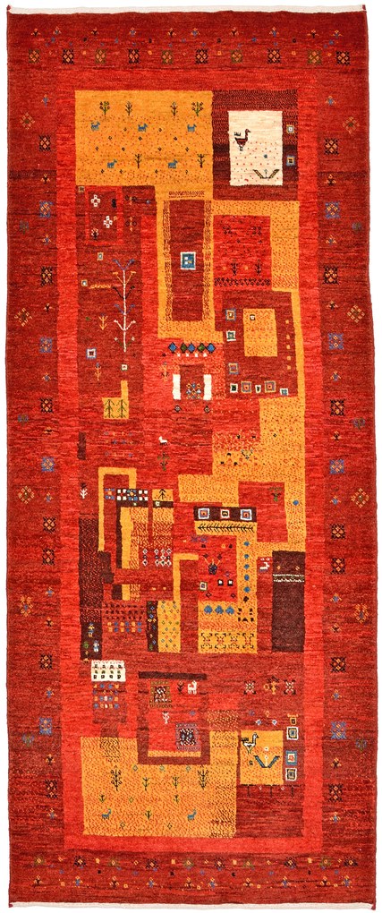 Loribaft Tappeto persiano 80 x 200 (Iran) Annodato A Mano