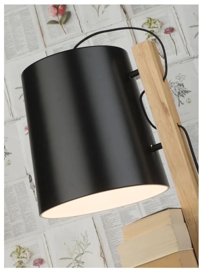 Lampada da terra nera con paralume in metallo (altezza 168 cm) Cambridge - it's about RoMi