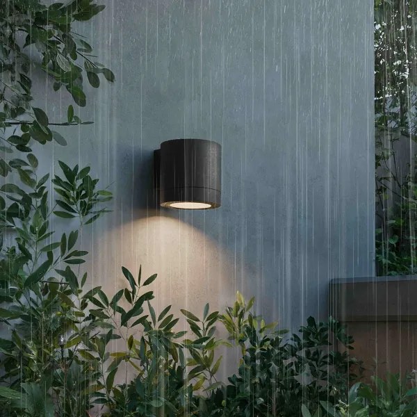 Philips - Applique da esterno FYLX 1xGU10/5W/230V nero IP44