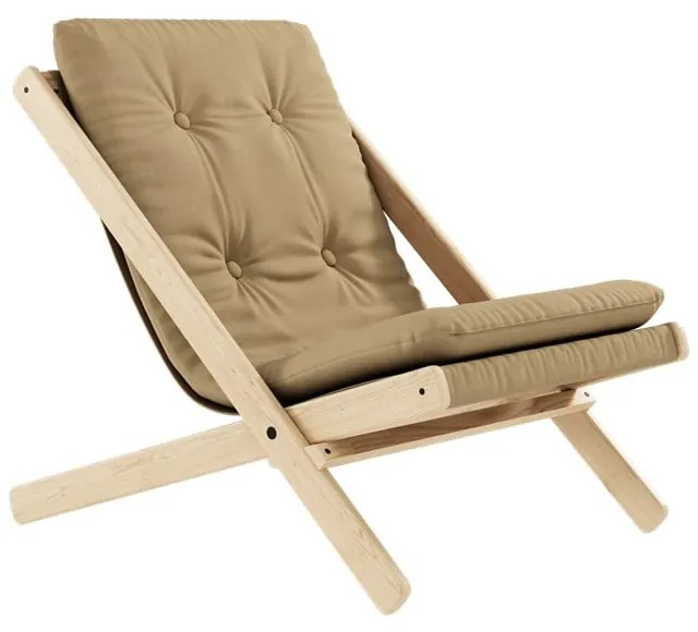 Sedia pieghevole Raw/Wheat Beige Boogie - Karup Design