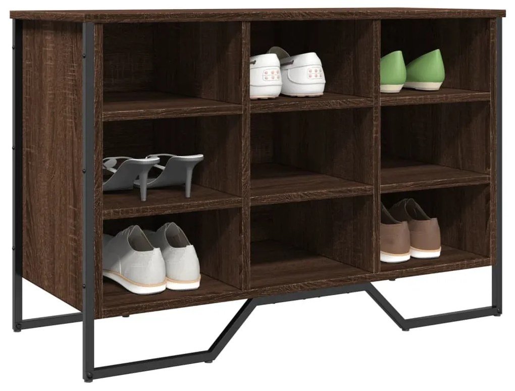 Scarpiera Rovere Marrone 90x38x61,5 Cm İn Truciolato /