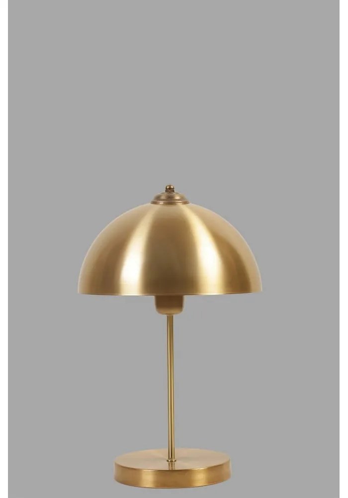 Lampada da tavolo dorata con paralume in metallo (altezza totale 40 cm) Lungo – Opviq lights