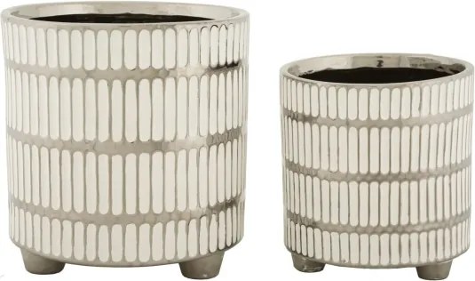 Porta Vasi Coppia Ray Cm Ø 22,5X24-18X19