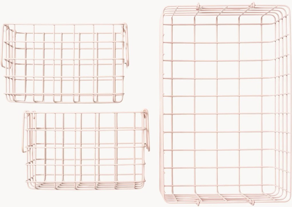 Set di 3 cestini in metallo Mustard Made