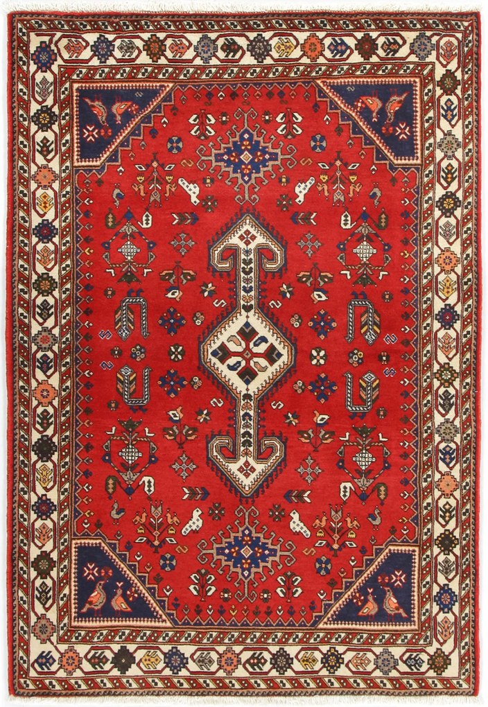 Nasrabad Tappeto 100 x 150 (Iran) Annodato A Mano