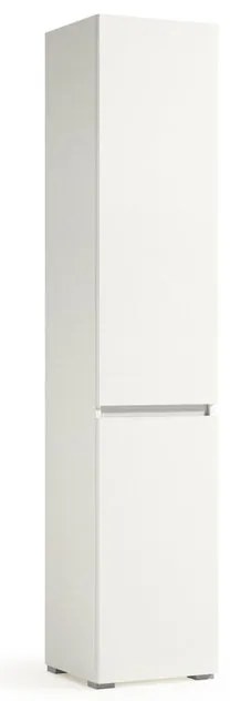 Mobile lavanderia Laundry 2 ante in truciolare bianco P 37 x L 45 x H 195 cm