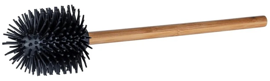 Spazzola per WC in silicone nero - Wenko