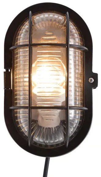 Nordlux - Applique da esterno SKOTLAMPE 1xE27/60W/230V IP44 nero