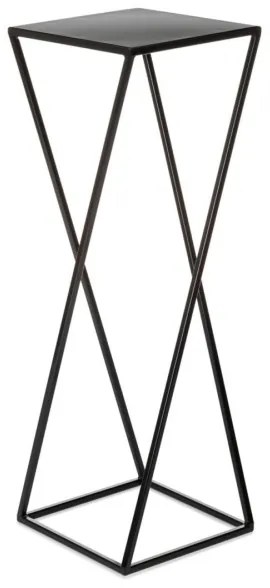 Portafiori 70x24 cm nero