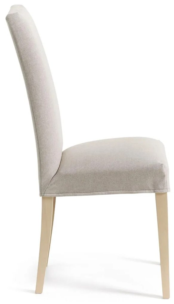 Kave Home - Sedia Freda beige e naturale