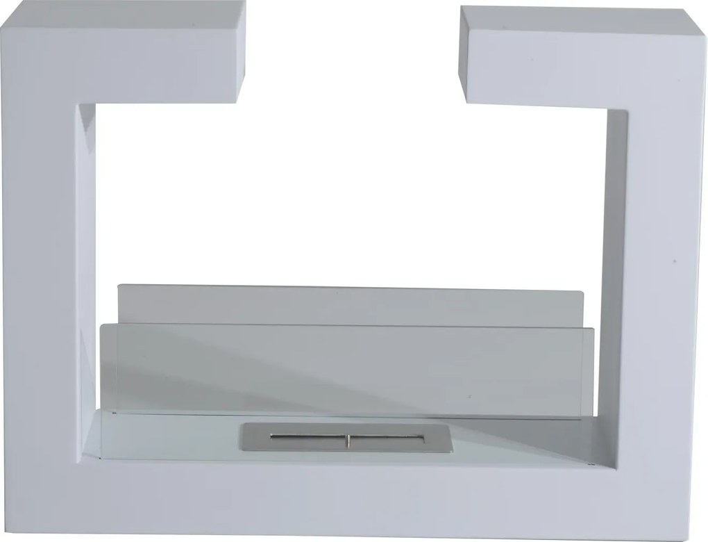 Camino a Bioetanolo da Pavimento 78x58 cm Bianco...