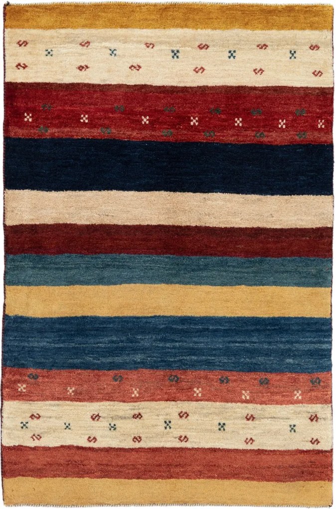 Gabbeh Tappeto 150x100 (Iran) Annodato A Mano