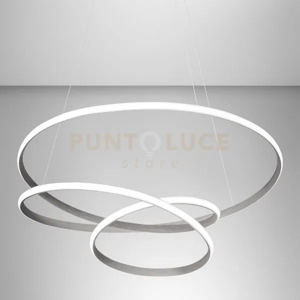 Diva s/g - lampadario a sospensione colore titanio a led 3000k 2350...