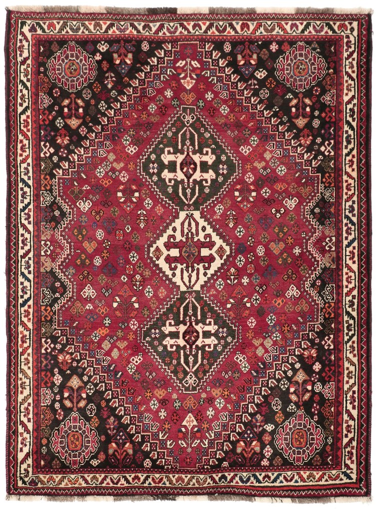 Gashghai Tappeto 180 x 130 (Iran) Annodato A Mano