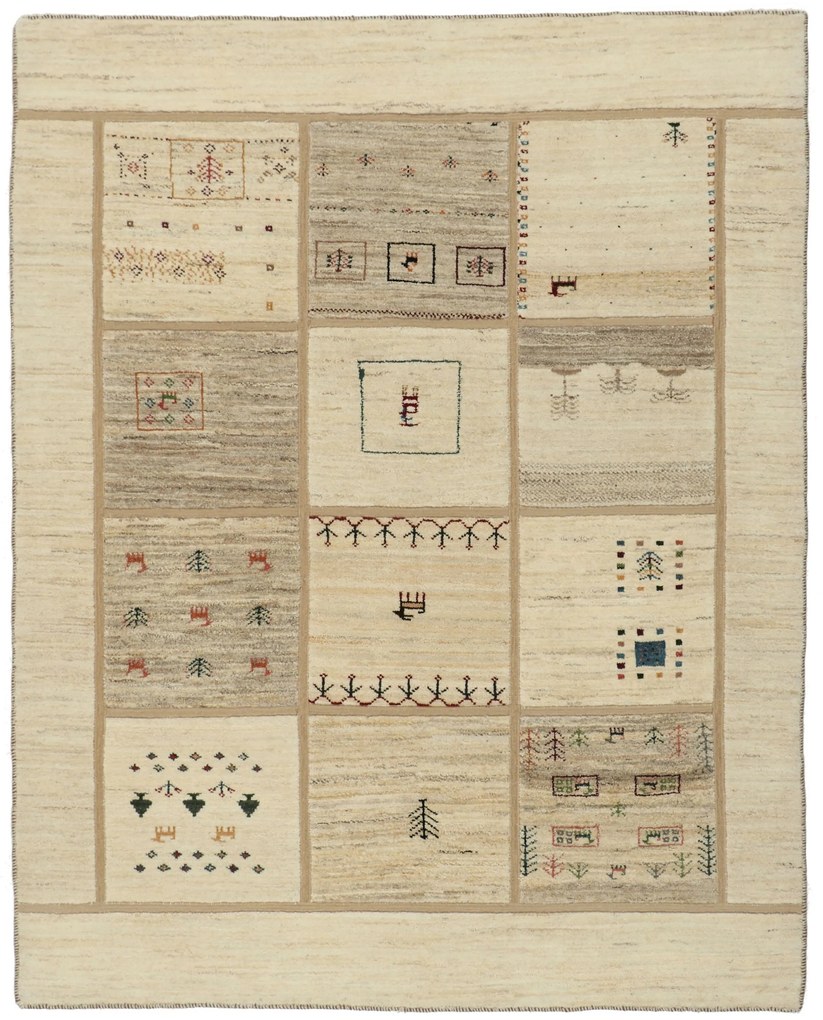 Gabbeh Tappeto persiano 160x200 (Iran) Annodato A Mano