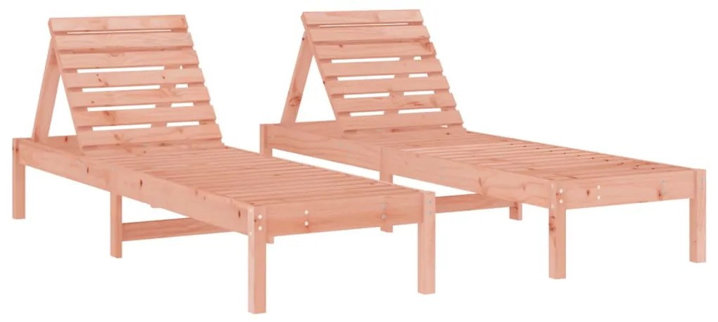 Lettini con tavolino 2 pz in legno massello di douglas