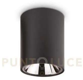 Lampada da soffitto nitro pl 10w round nero